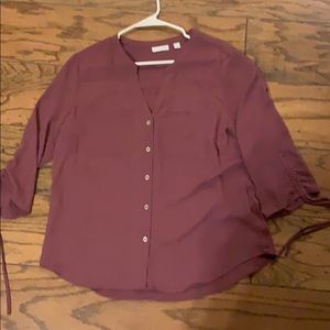 Large purple shirt